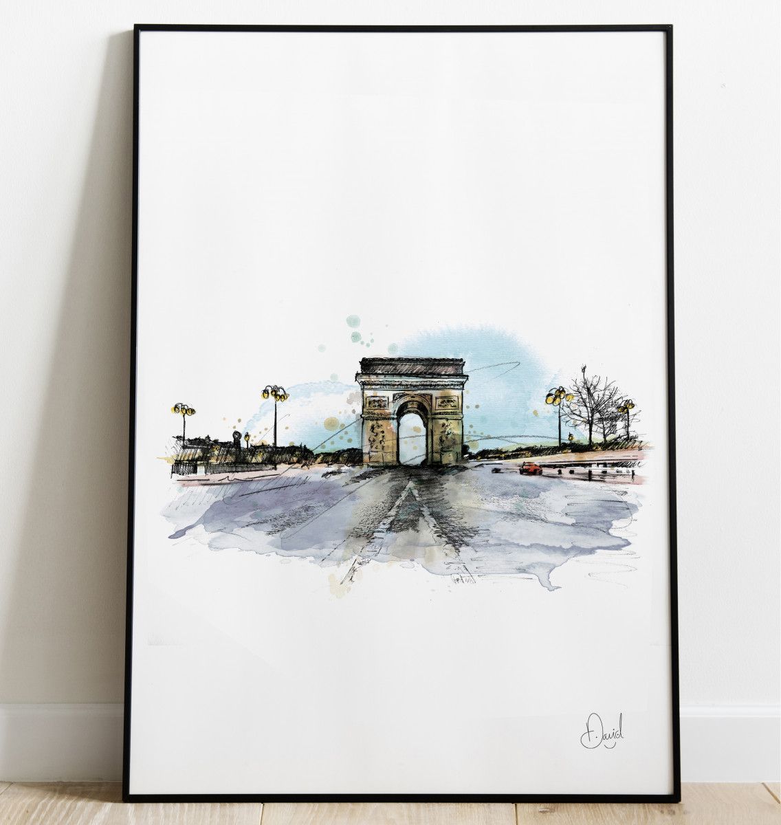 Paris - Arc de Triomphe - Triomphe is ours art print