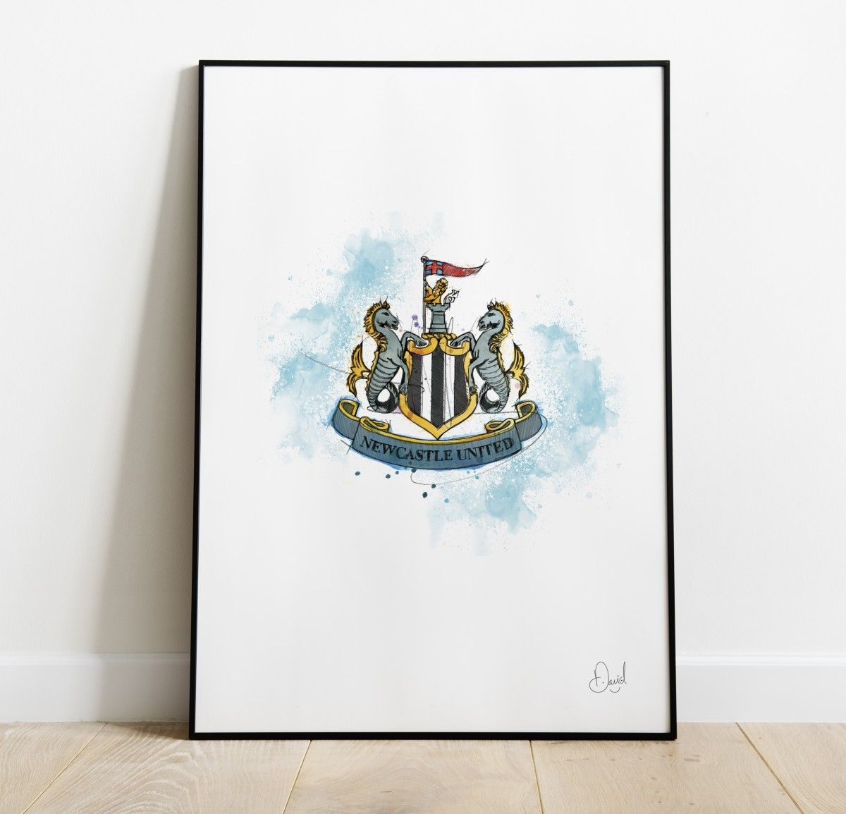 Newcastle United FC - Badge art print