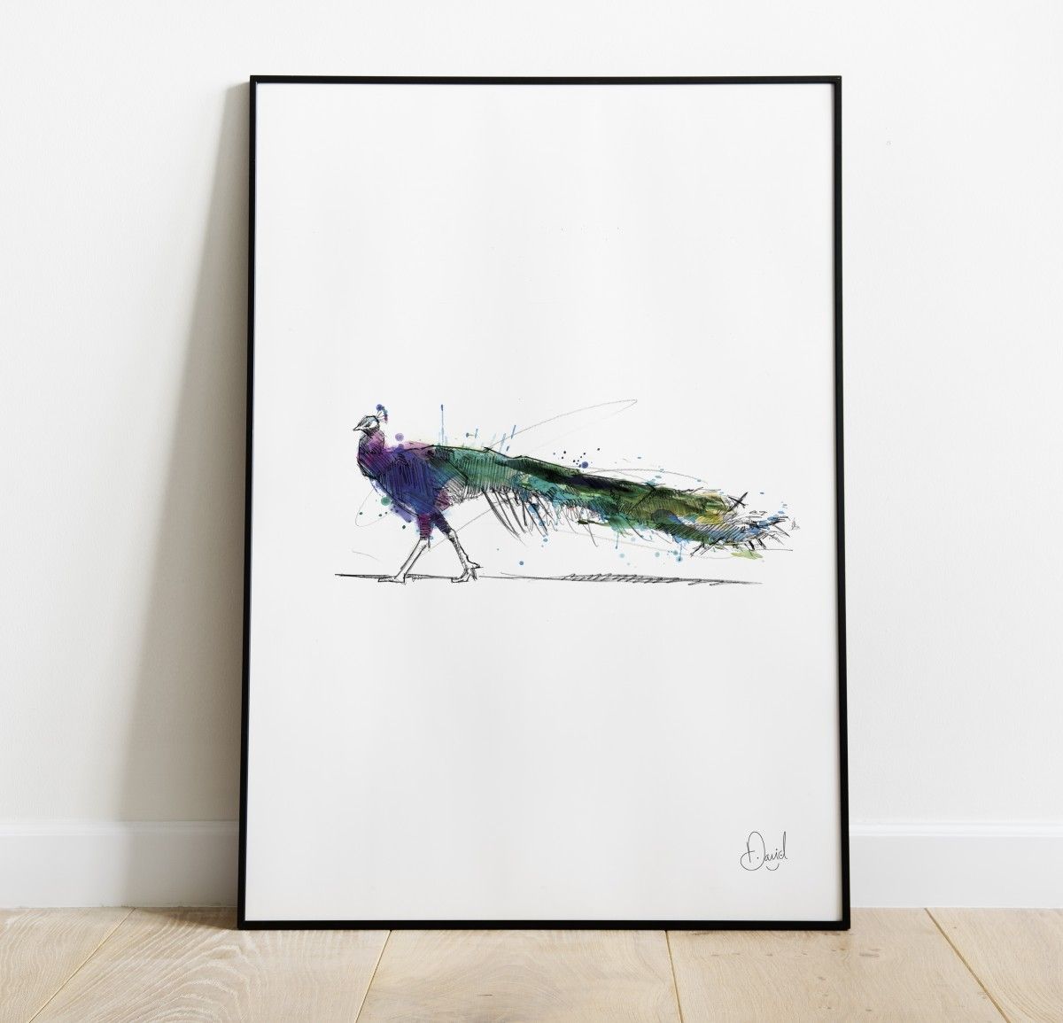A massive Peacock - Peacock art print