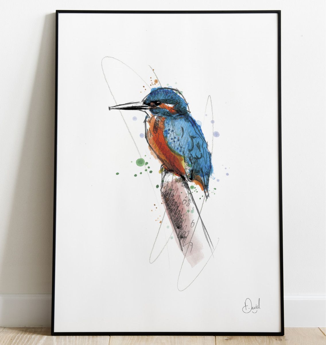 Kingfisher – The Kingfisher and I art print
