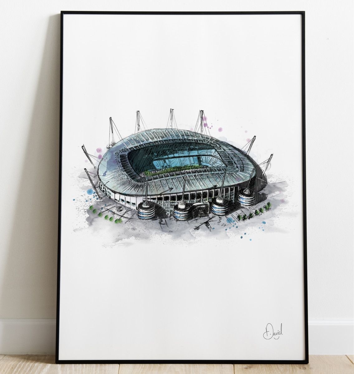 Manchester City - Etihad Stadium art print