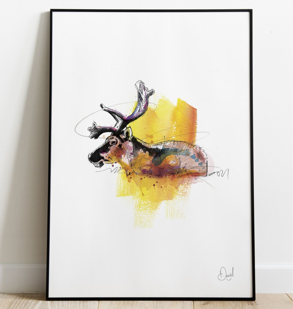 Deer Lord - Deer art print