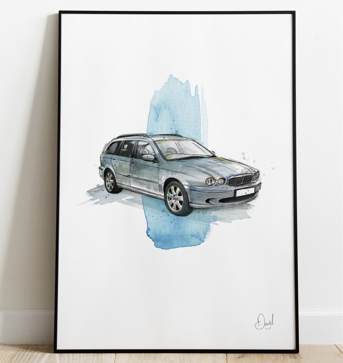 Jaguar X-Type Estate art print