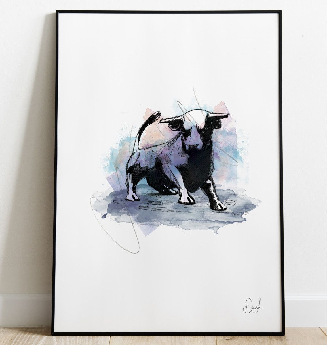 Birmingham, Bullring – It’s all bull art print