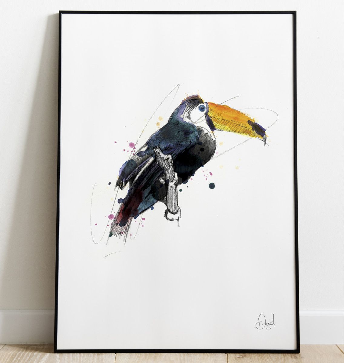 Toucan play that game - Toucan art print