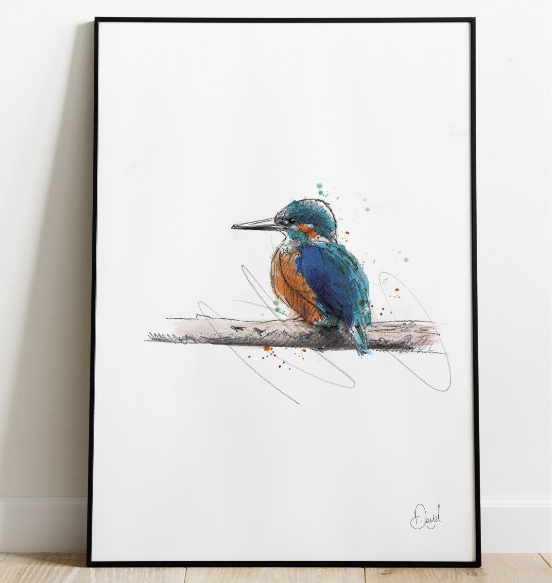The Fisher King - Kingfisher art print