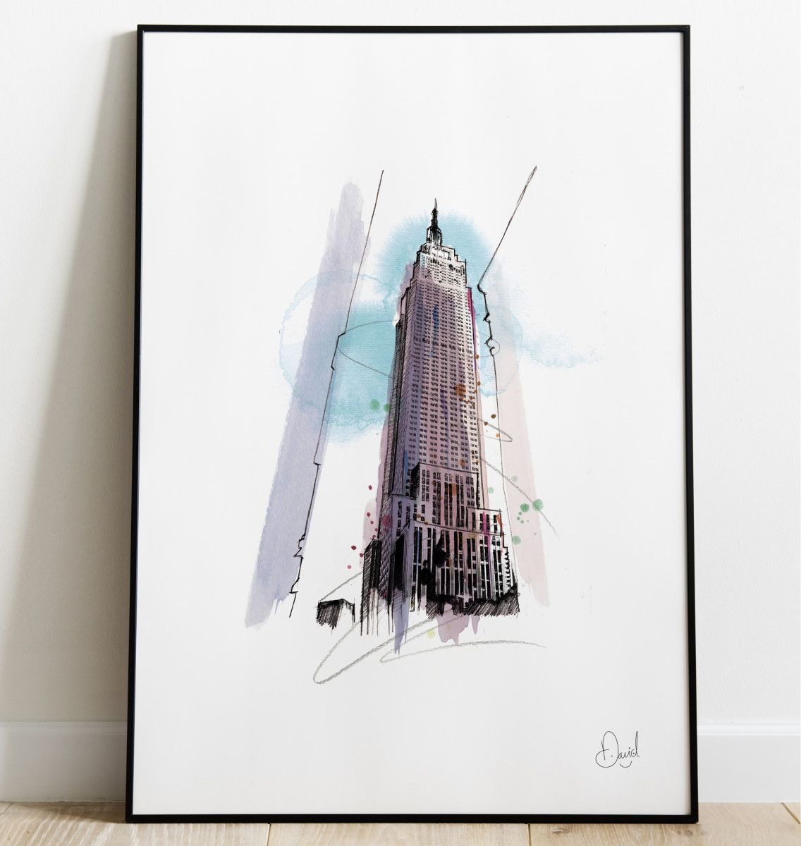 New York - Empire state building - Empire state of mind art print