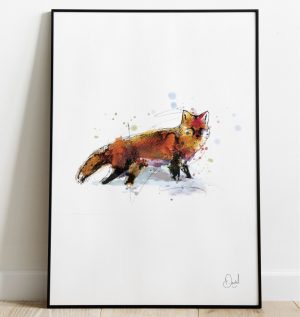 Fox Sake - Fox art print