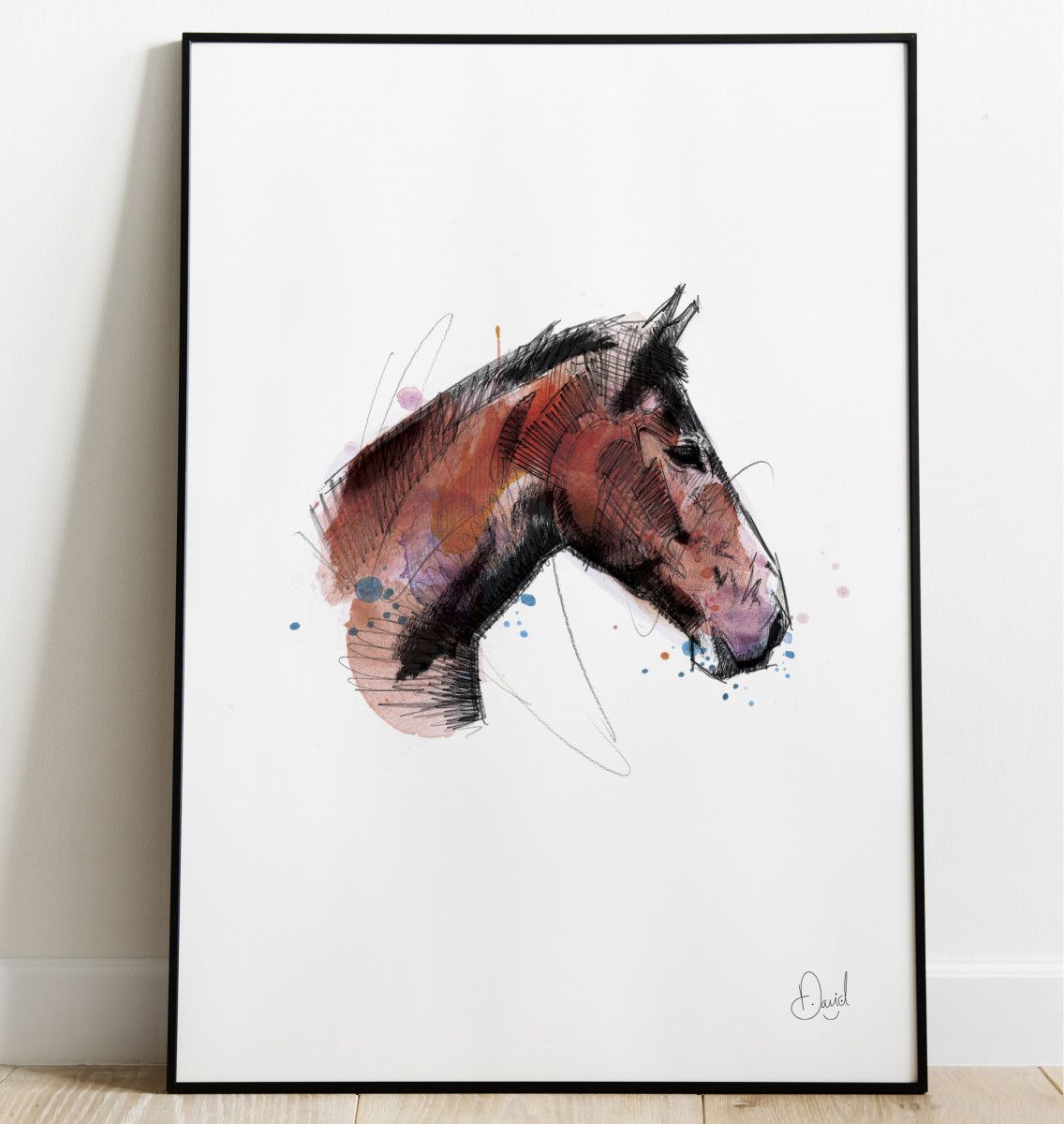 Winston you lose some - Horse art print