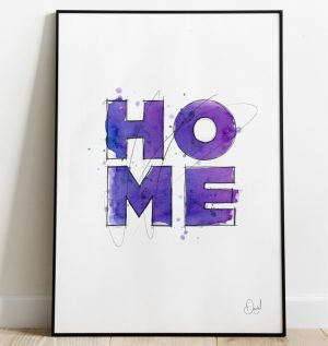 Home - Typographic art print