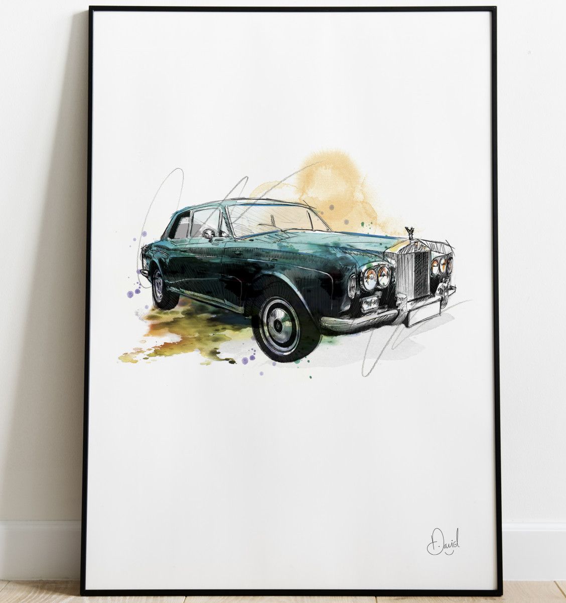 Rolls Royce Continental - Continental Drifter art print