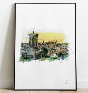 Edinburgh - Carlton Hill art print