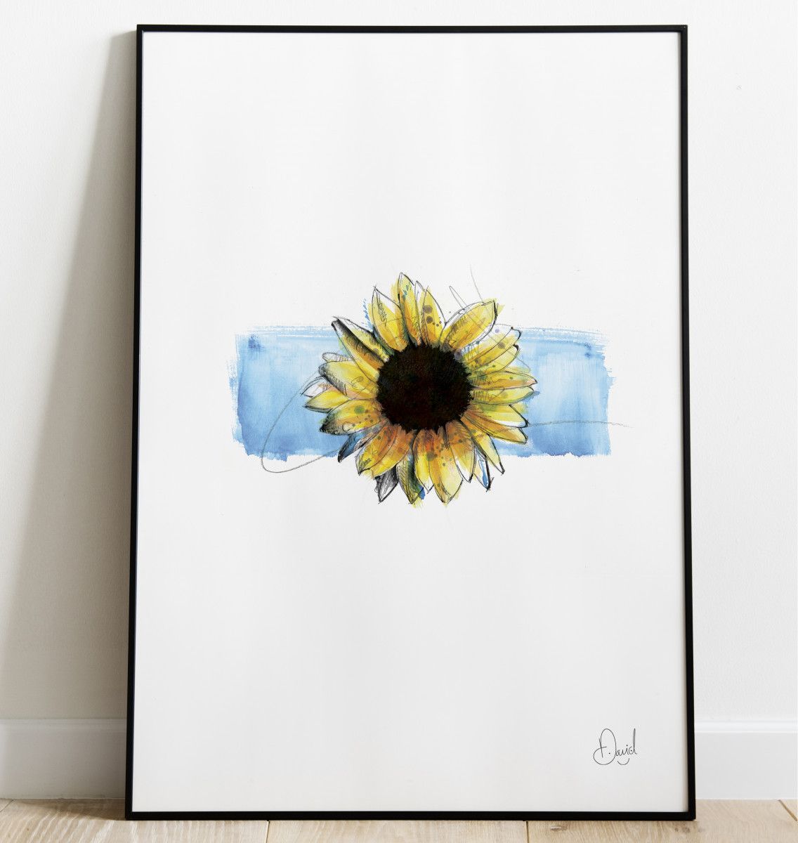 Just another Sunflower art print