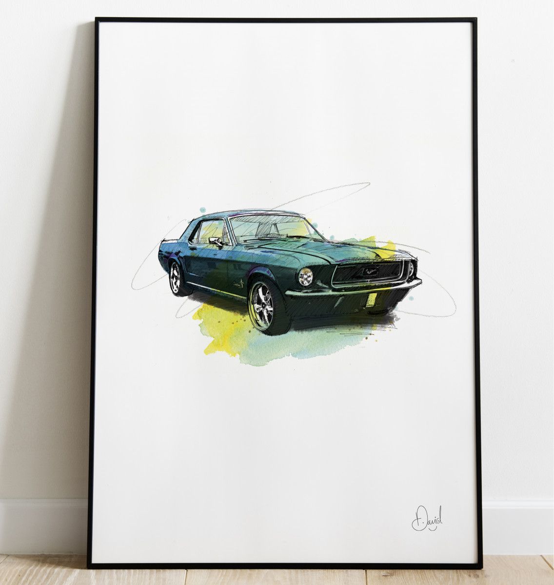 Ford Mustang - Mustang Untamed art print