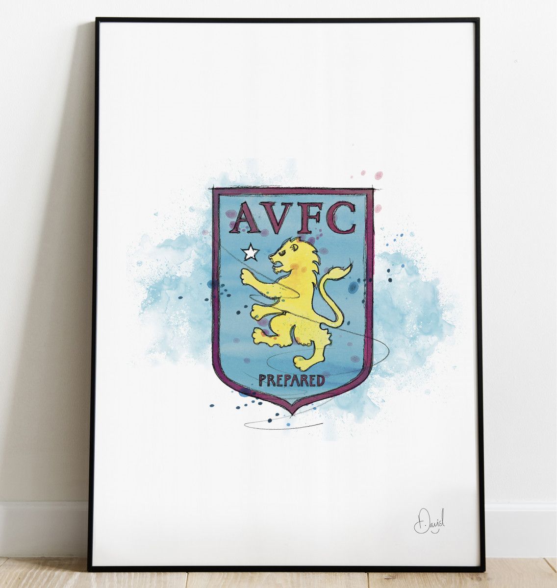 Aston Villa FC Badge art print