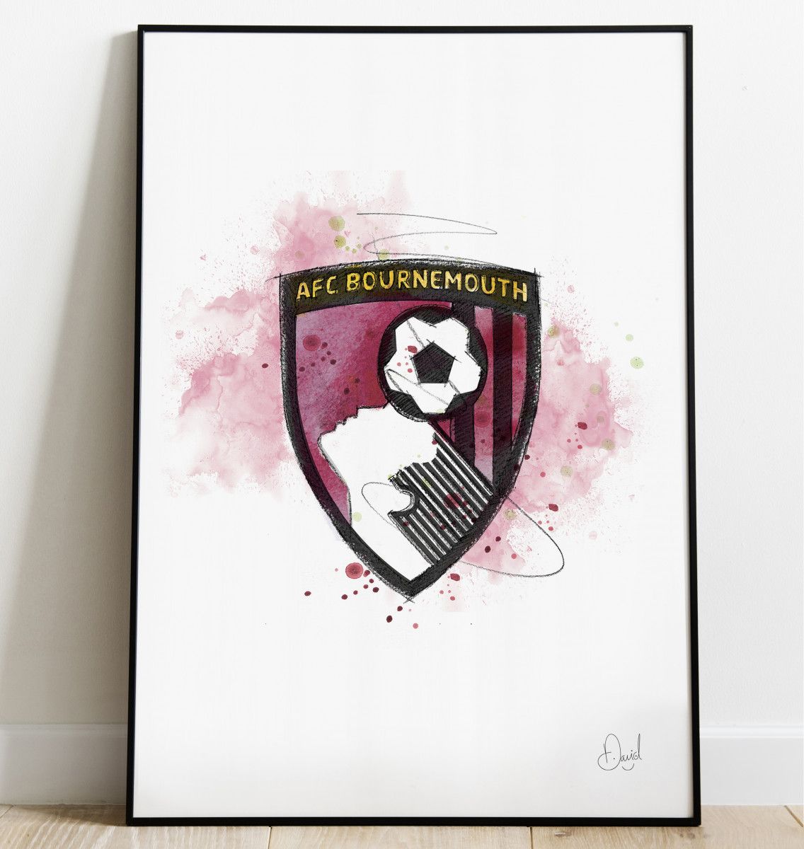 AFC Bournemouth Badge art print