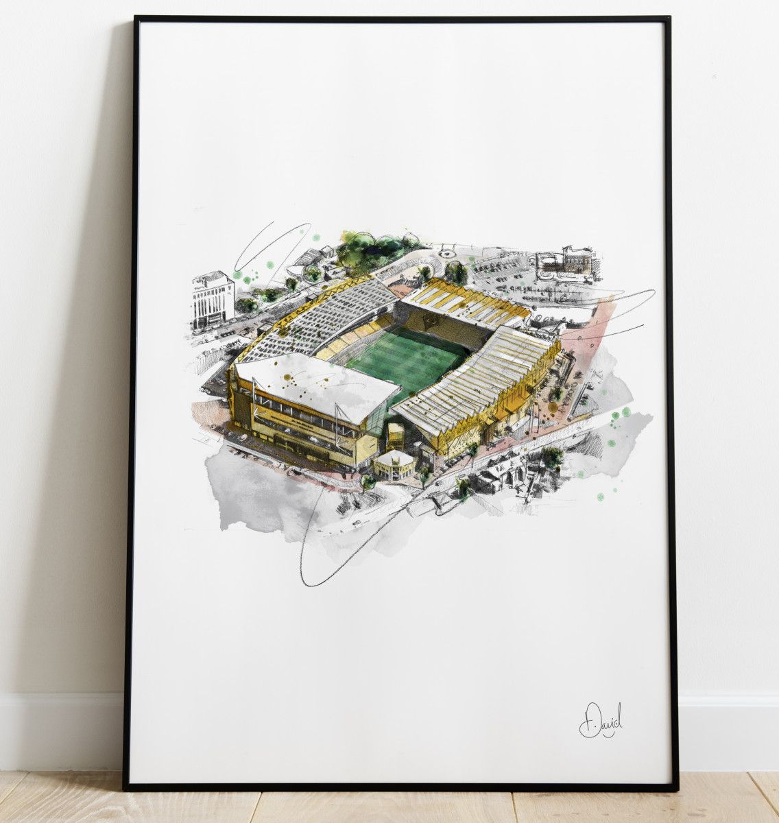 Wolverhampton Wanderers - Molinuex art print