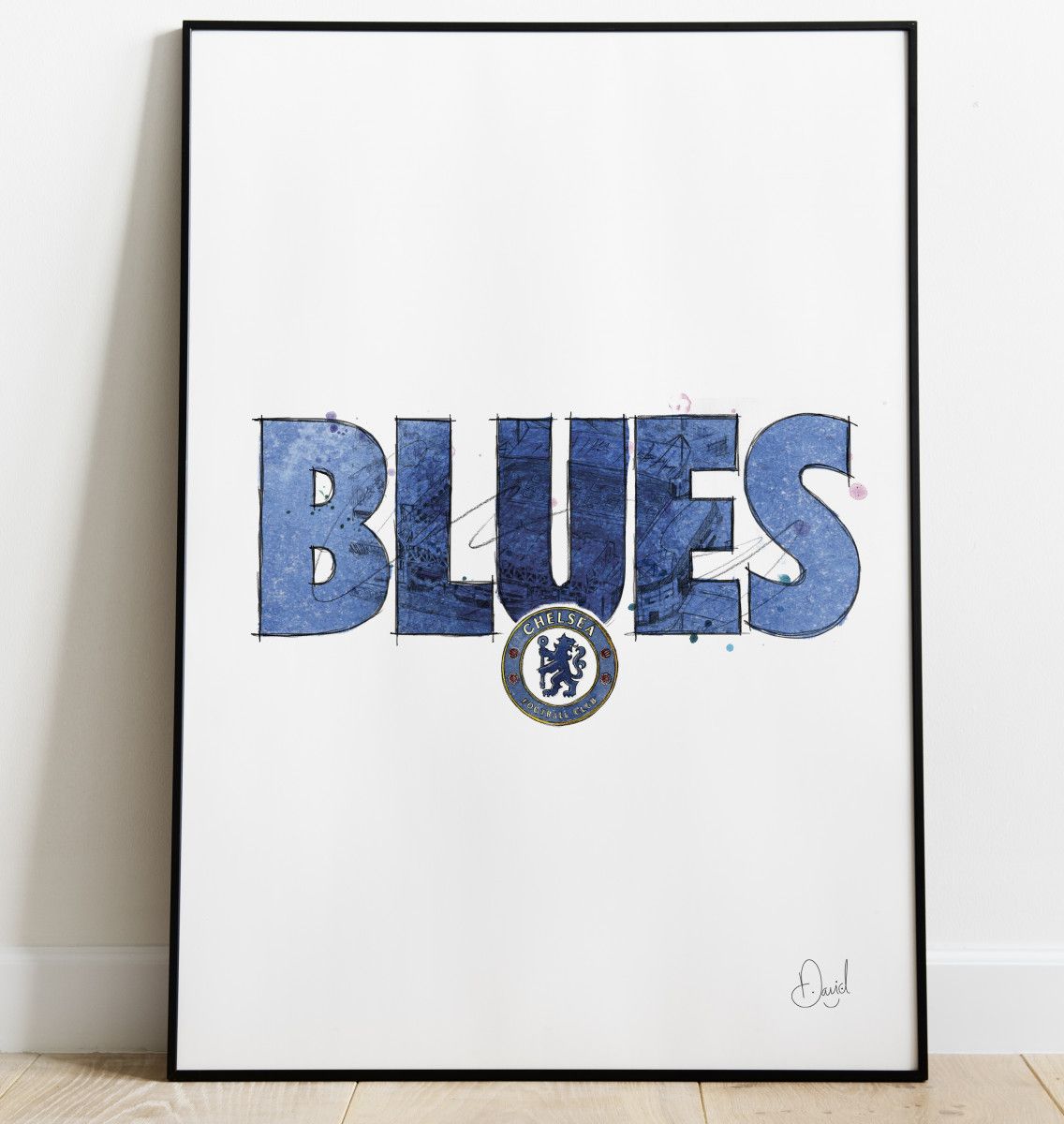 Chelsea FC - Blues art print