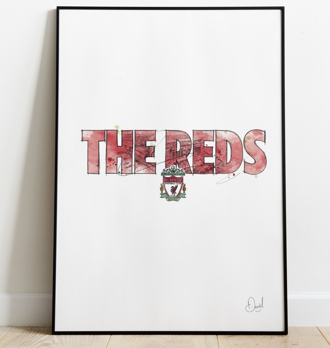 Liverpool FC - Reds art print