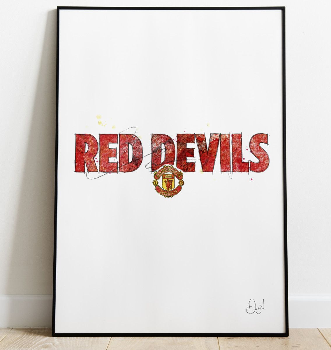 Manchester United - Red Devils art print