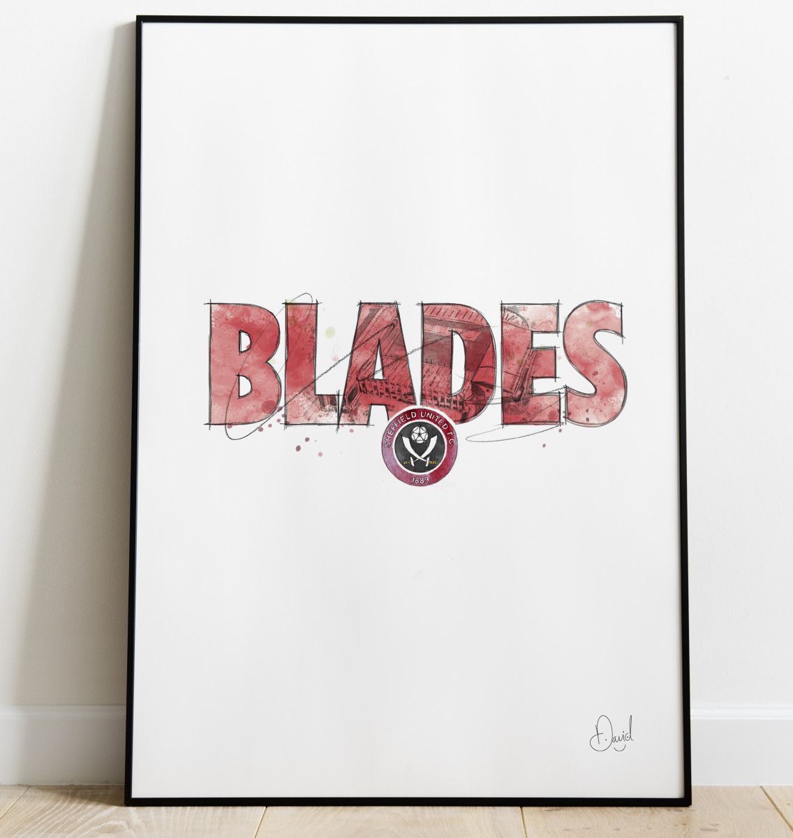 Sheffield United - Blades art print