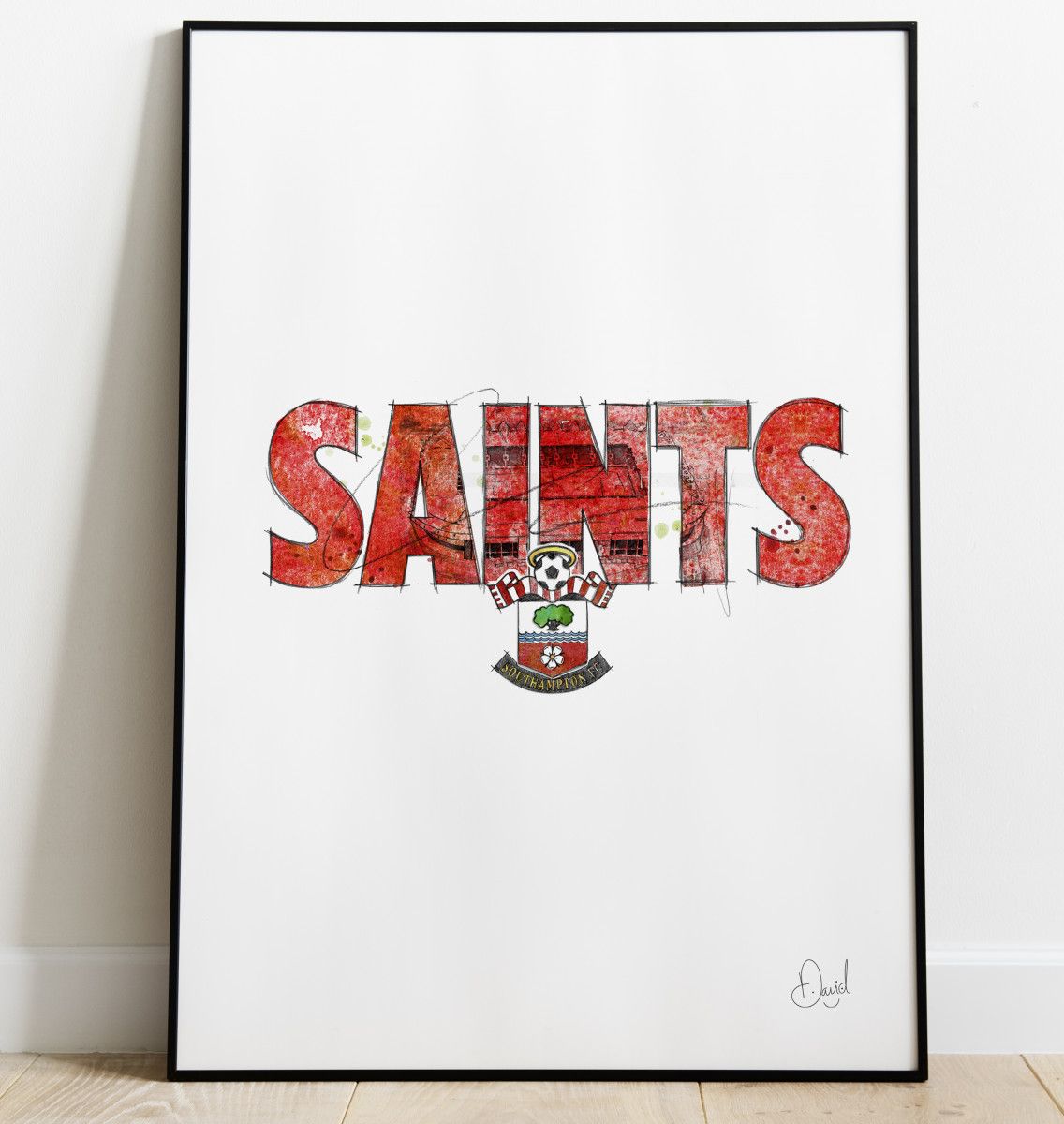 Southampton FC - Saints art print
