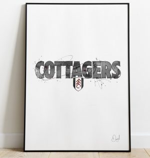 Fulham FC - Cottagers art print