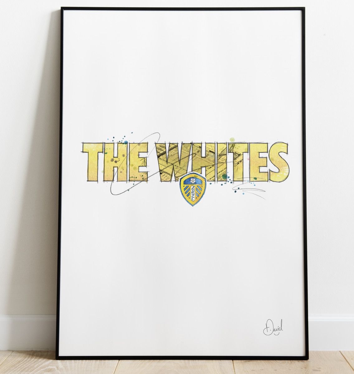 Leeds United - The Whites art print