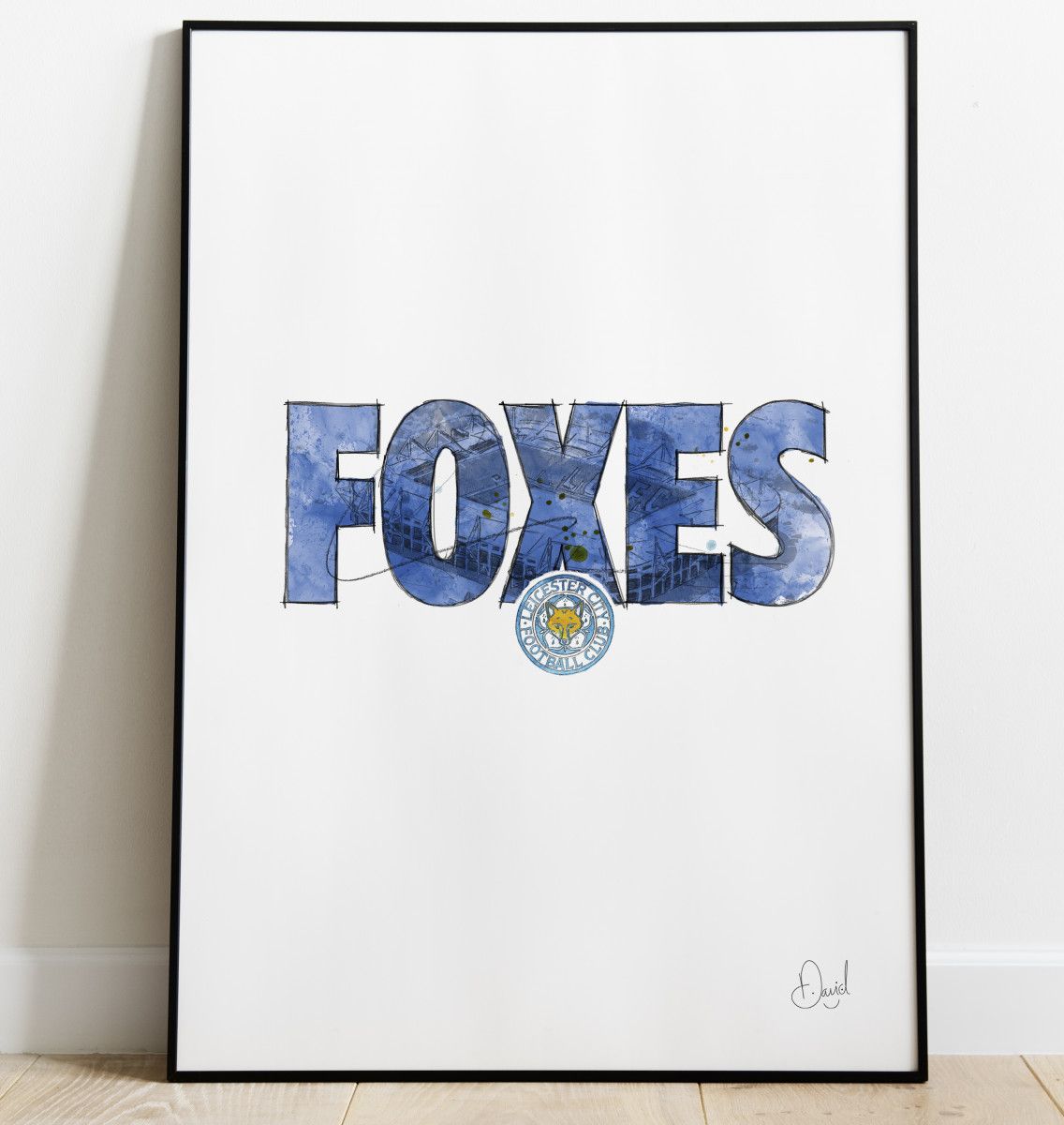 Leicester City - Foxes art print
