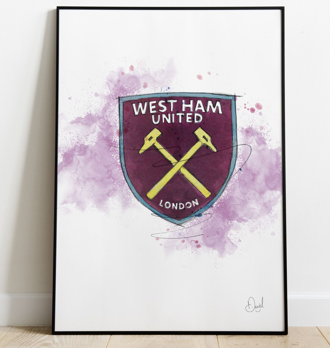 West Ham United Badge art print