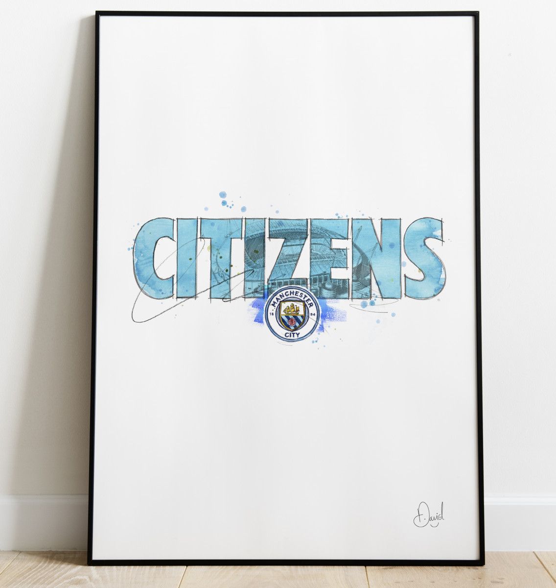 Manchester City - Citizens art print
