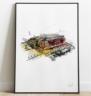 Liverpool  - Anfield Stadium art print