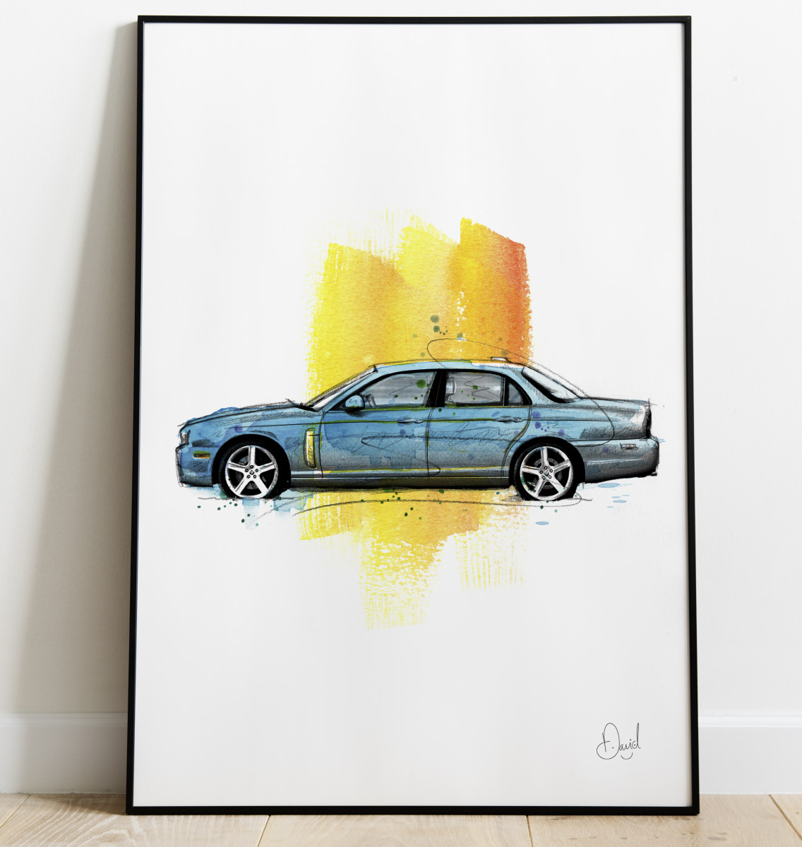 Jaguar XJR - Who shot XJR art print