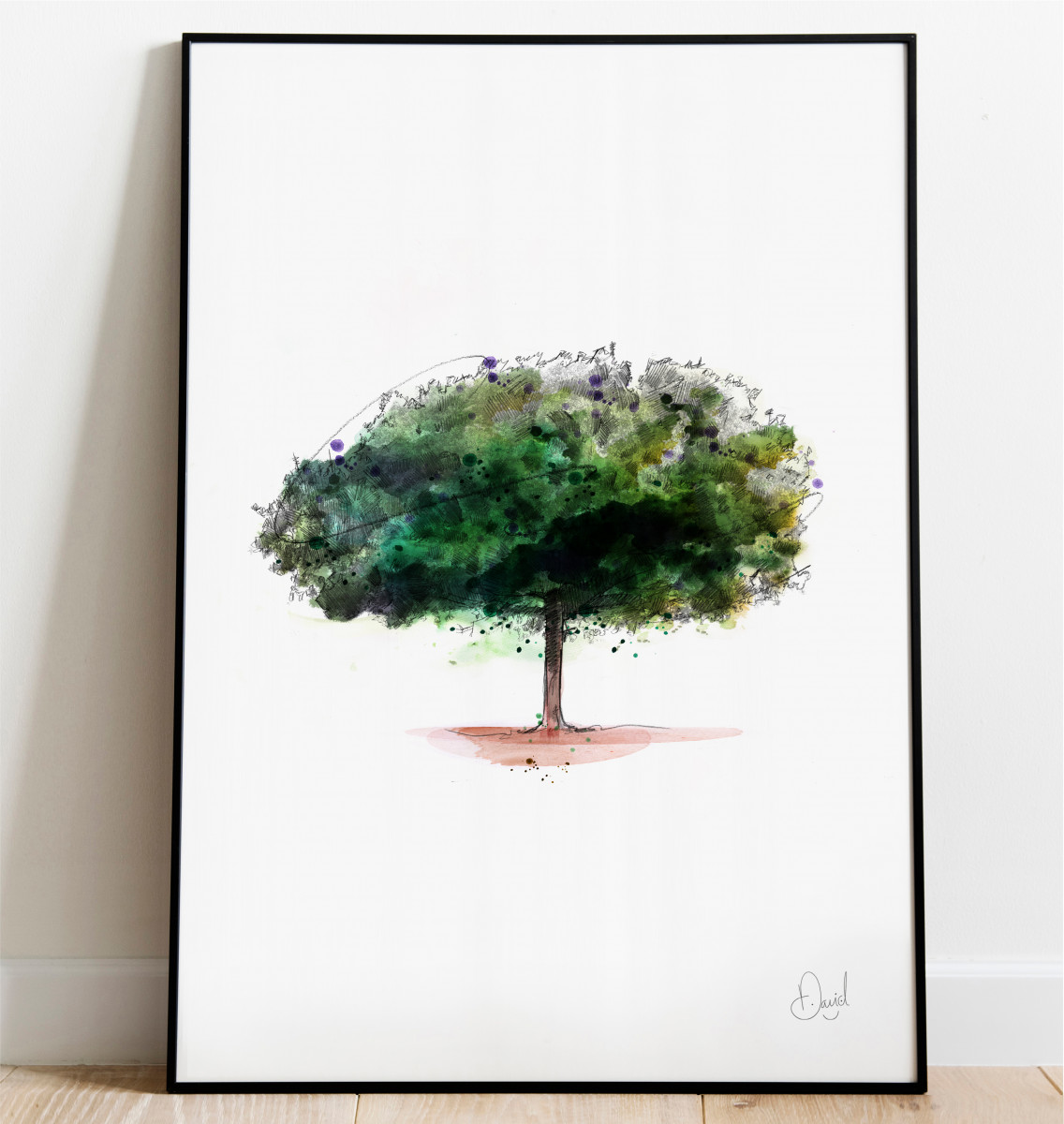 That Old Chestnut - Tree art print