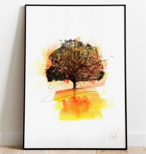 Autumnal Tree art print