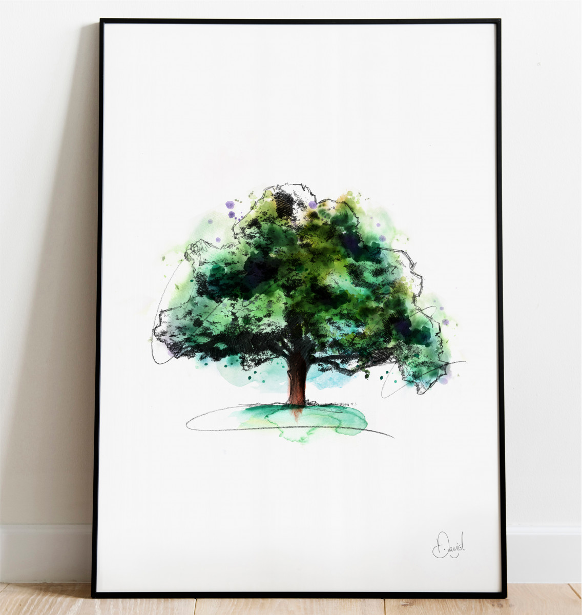 The All American Chestnut - Tree art print