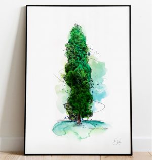 Redwood Alert - Tree art print